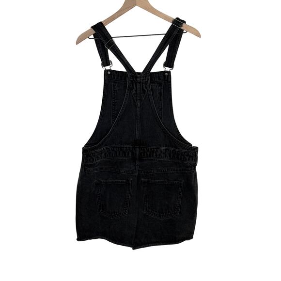 Madewell Adirondack Short Overalls In Lunar Wash Woman's Size Large - Picture 4 of 13
